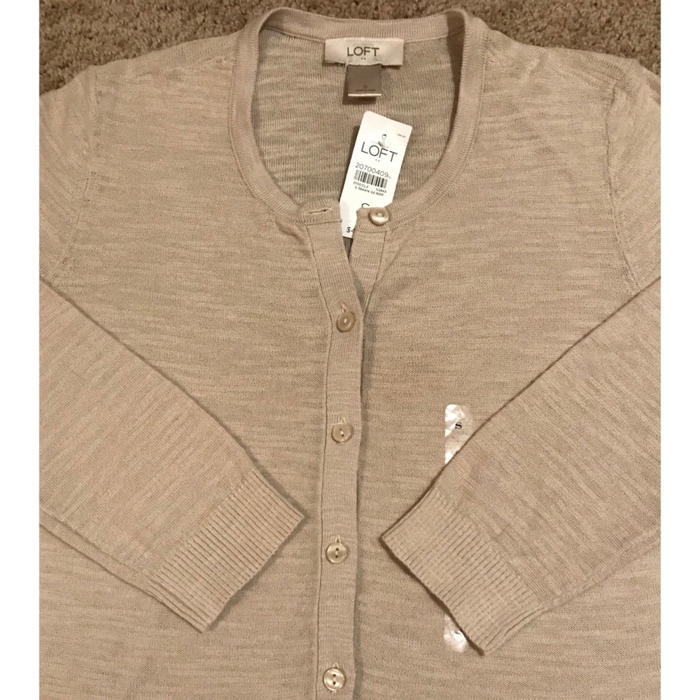 Loft 3/4 Sleeve Signature Cardigan